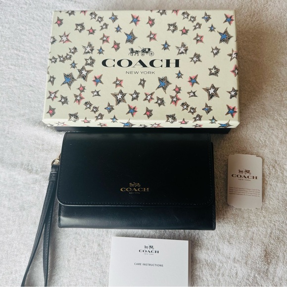 Coach Black Leather Clutch - Picture 11 of 14